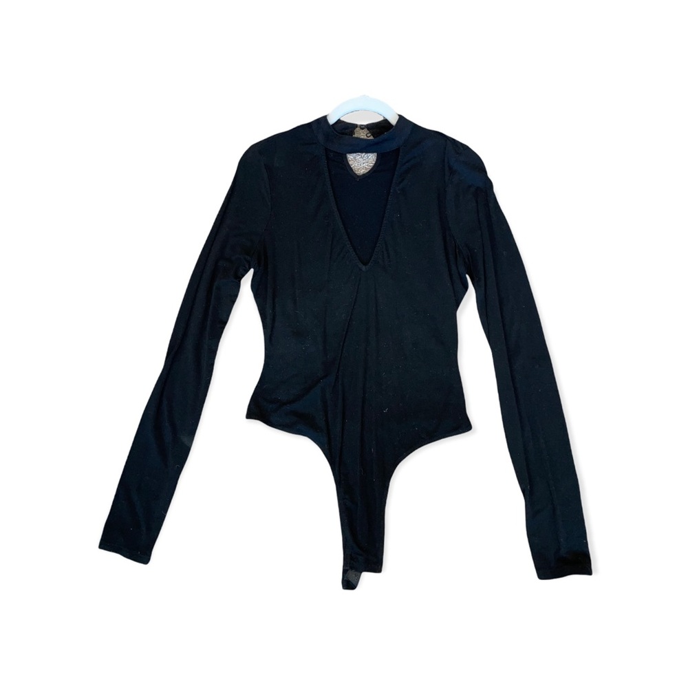 Black Long Sleeved Bodysuit